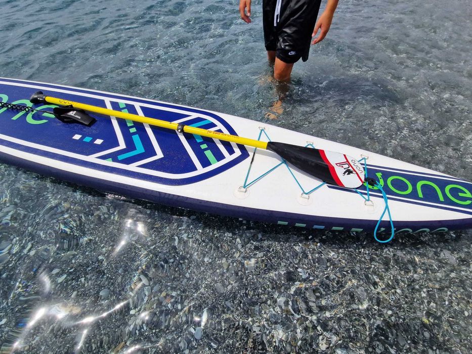 Deska SUP UONE Champion 12 Race 24" Wyścigowa Wiosło Leash Statecznik fin