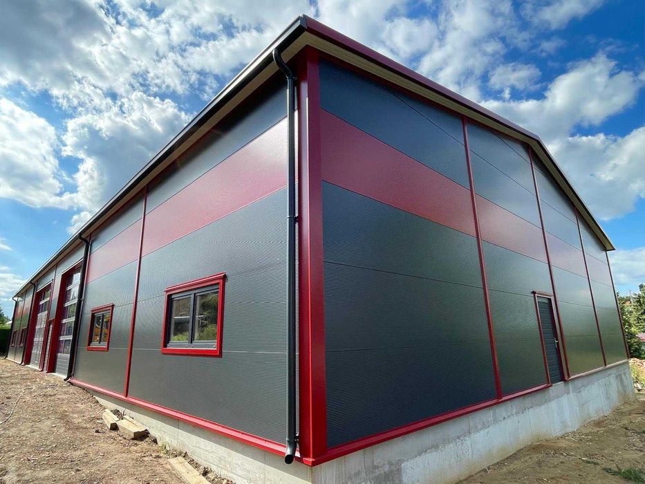 Re-Bud  450m2 hala, magazyn, warsztat samochodowy, konstrukcja stalowa