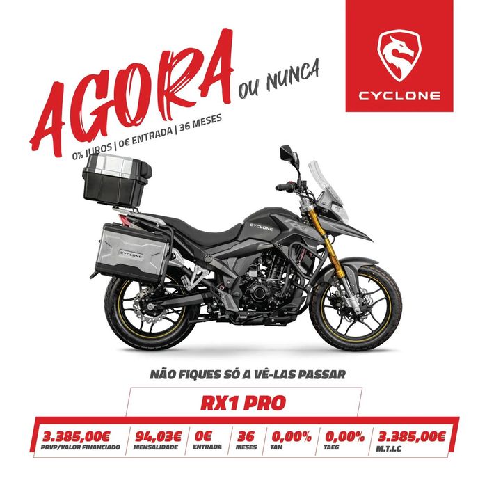 Cyclone RX1 PRO 125 (FINANCIAMENTO 0% JUROS)