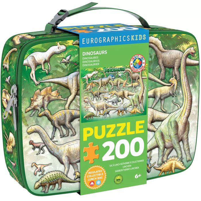 Puzzle 200 z Lunch Box Dinosaur  9100-0098. Nowy Produkt