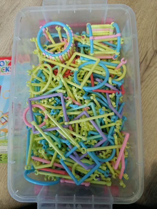 Puzzle Klocki przestrzenne patyczki Toy Bricks plus gratis