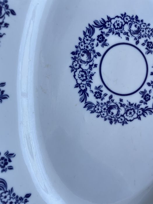 Porcelanowa półmiska owalna
