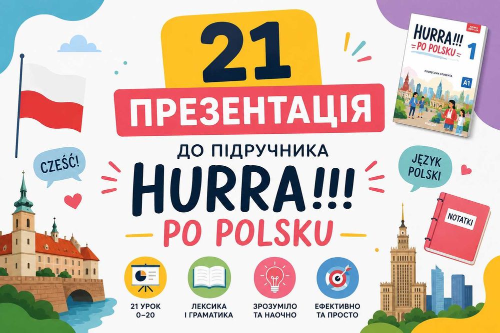 Комплект презентацій до підручника Hurra Po Polsku 1 (Nowa Edycja)