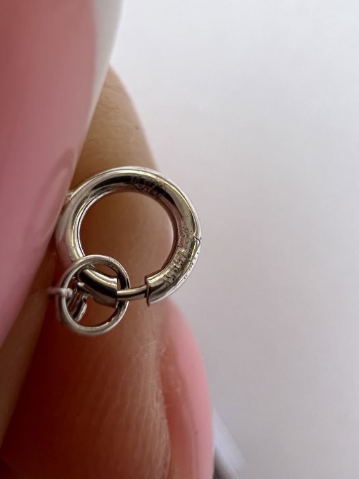 Золотая цепочка колье с бриллиантами белое золото 585 проба