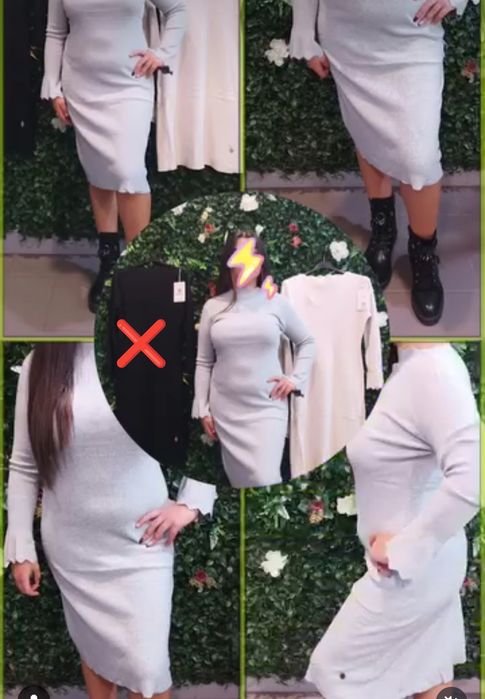 Vestido de malha super confortável