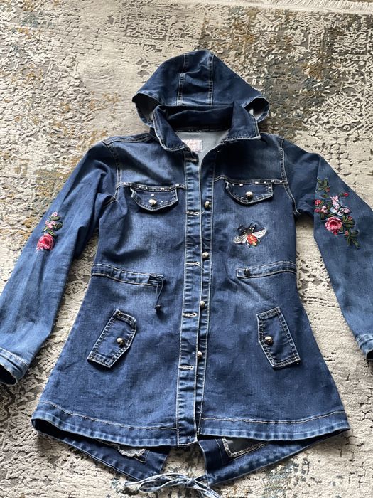 Джинсовый кардиган