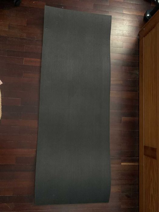 Halteres Fitness 5kg + Tapete ginástica e Pilates