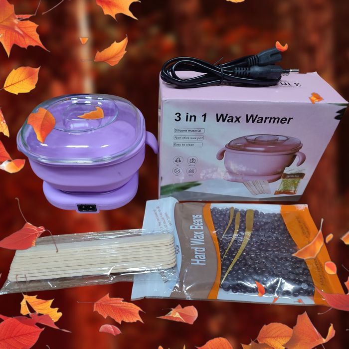 Воскоплав силиконовый для депиляции с чашей HDR 400 мл компактный для