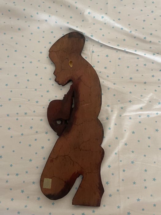 Artesanato angola em pau preto