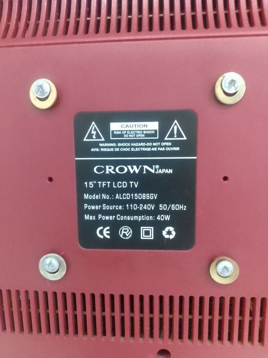 TV  crown 12' polegadas