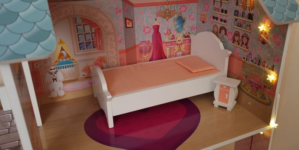 Domek dla lalek drewniany ecotoys