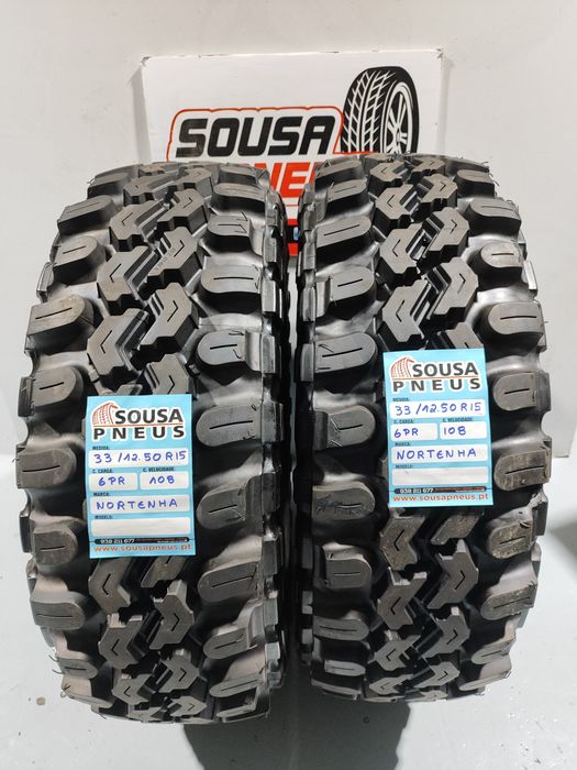 2 pneus Nortenha 33x12,50R15 Oferta da entrega em todo pais