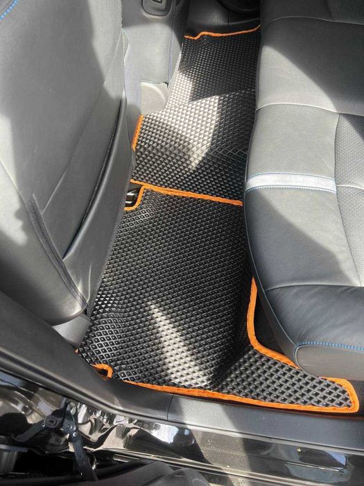 3D Eva ева єва коврики на Nissan Leaf з бортами Преміум Наложка Акція