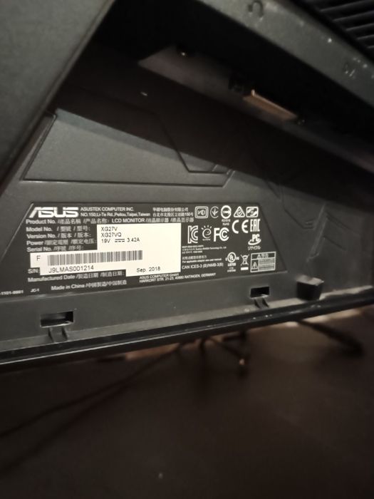 Monitor Asus rog 27' 144hz