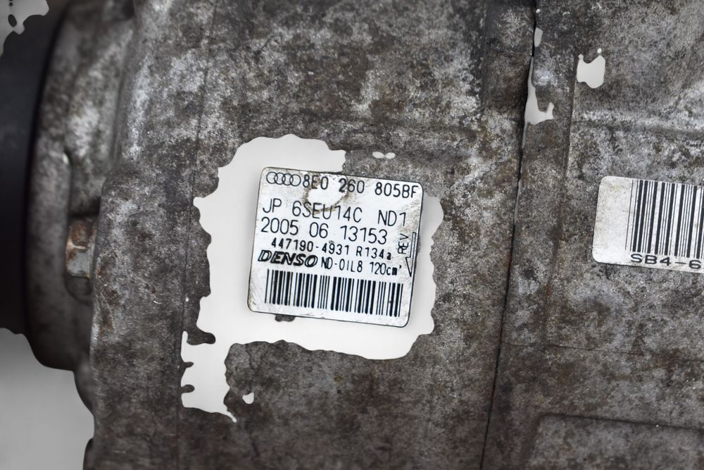 Sprężarka Klimatyzacji AUDI A4 B6 A4 B7 1.8T 1.9 2.0 TDI 8E0260805BF
