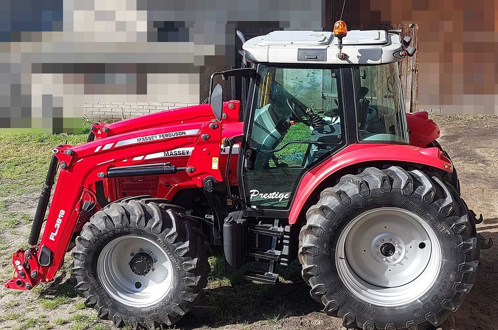 Massey Ferguson, deere, tur, ładowacz czołowy, ładowarka, zamiana