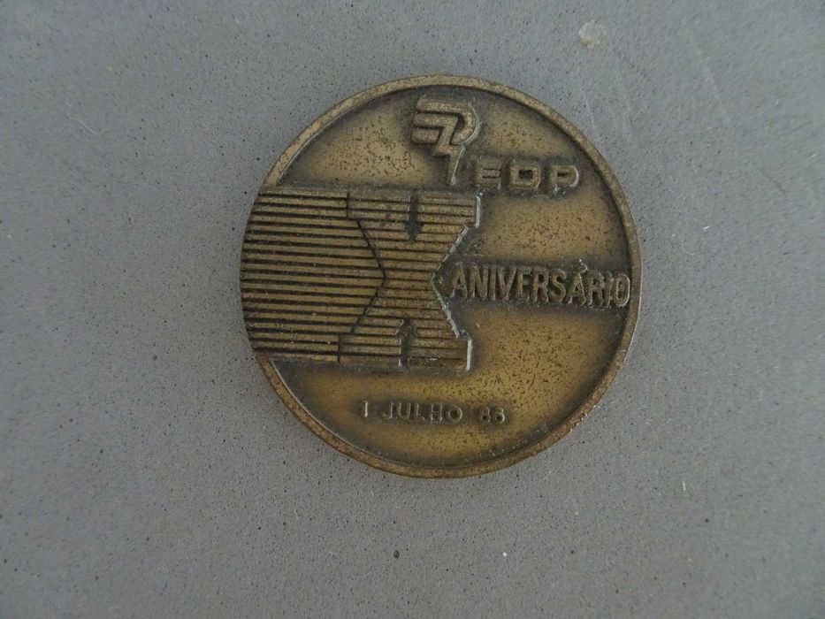 EDP 10th Anniversary Medal - Abrantes Distribution Center 1986