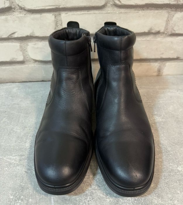 Зимние кожаные ботинки Ecco 43 р