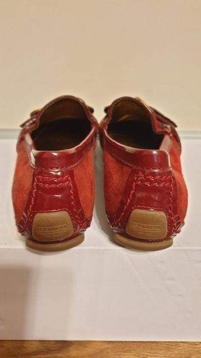 Buty mokasyny, czółenka, skóra naturalna COACH