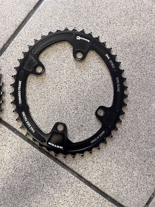 Zębatki Rotor Oval 55/44 Shimano 4x110 11s Triathlon