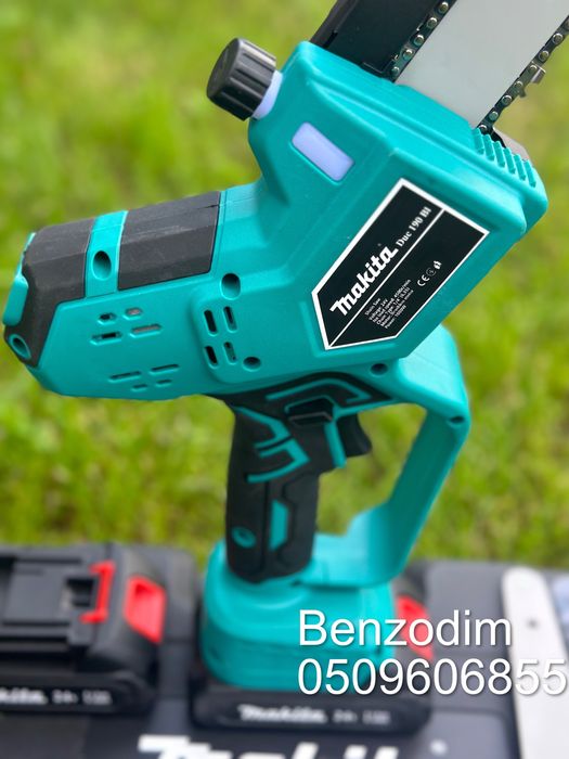Акумуляторная мини пила Makita Duc190Bl 2шини 3 цепи безсчеточная