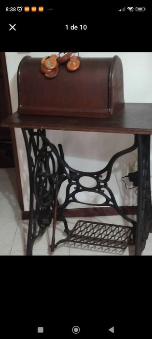 Máquina de costura antiga