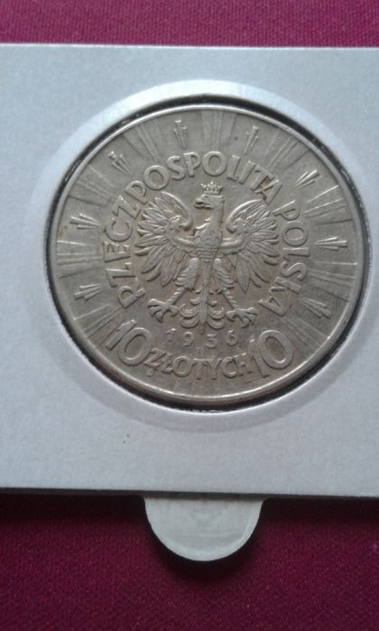 10 zł J.Piłsudski 1936 r piękna-oryginał-#2