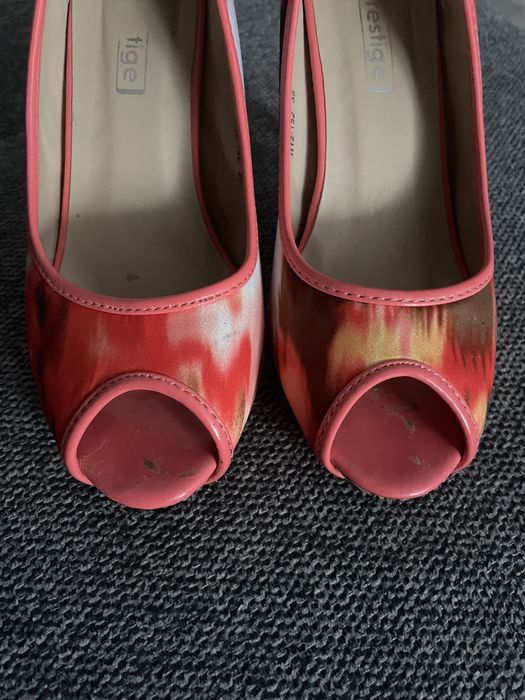 Szpilki Buty Damskie ROZ 35 Kolorowe Odkryty Palec