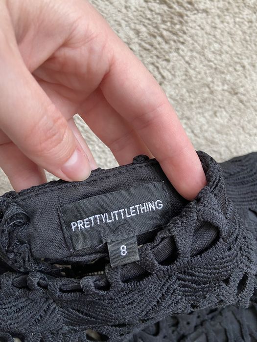 Платье черное короткое