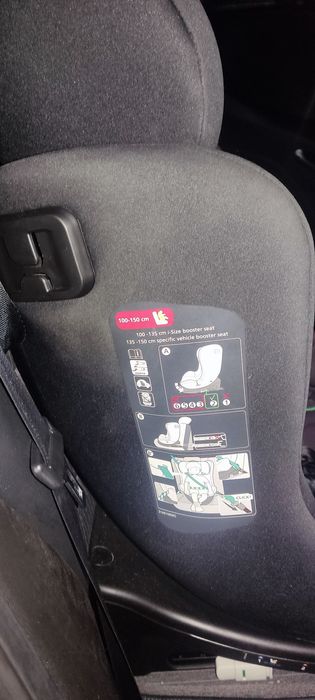 Cadeira auto giratória de criança grupo 1,2,3