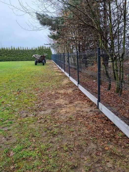 Ogrodzenie panelowe wys. 153 cm fi 4 mm + podmurówka 20 cm Mb .