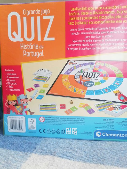 Jogo Quiz História de Portugal