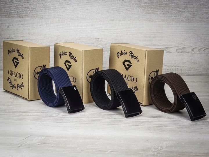 Zestaw Parcianych Pasków Do Spodni Kolory Gracio