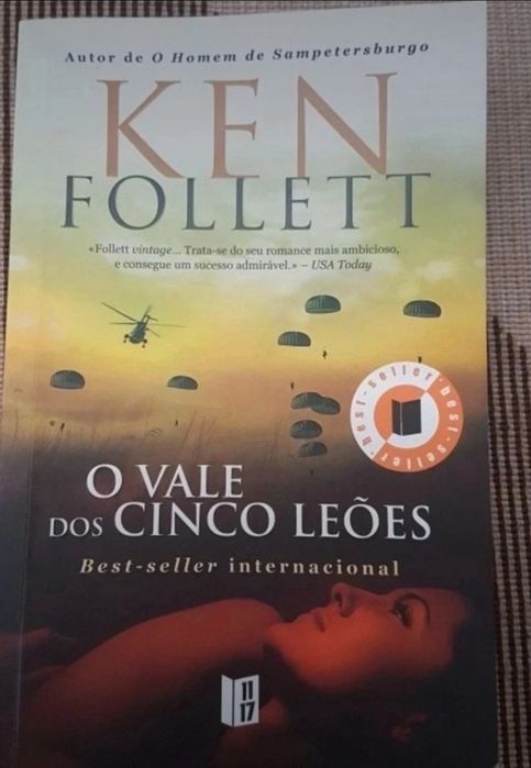 Livro O Vale dos Cinco Leões - Ken Follet