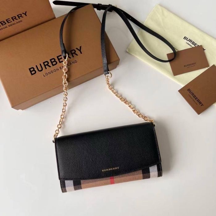 Сумка Burberry Henley Wallet Bag жіноча чорна у клітинку женская нова