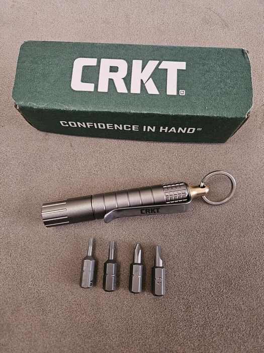 CRKT 9910, 9912, Knafs Bit driver, викрутки для обслуговування ножів