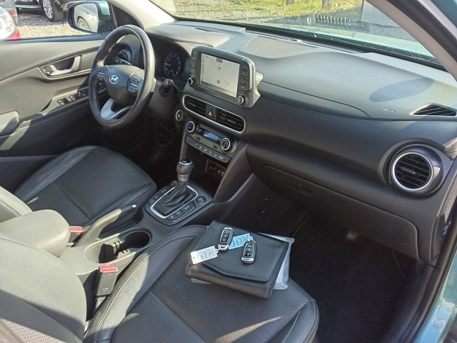 Hyundai Kona Premium 1.6 T-GDI 177 KM AWD Klimatronic Navi Android Kredyt Bez BIK