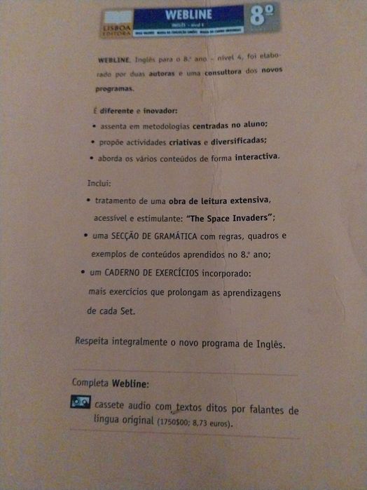 Webline ingles 8 ano