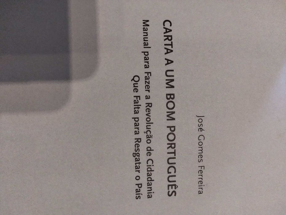 Carta a um bom português - livro de José Gomes Ferreira