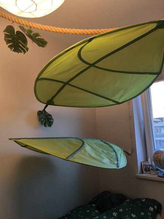 Zestaw Ikea Baldachim LOVA, gruba lina jutowa, małpki  Ikea