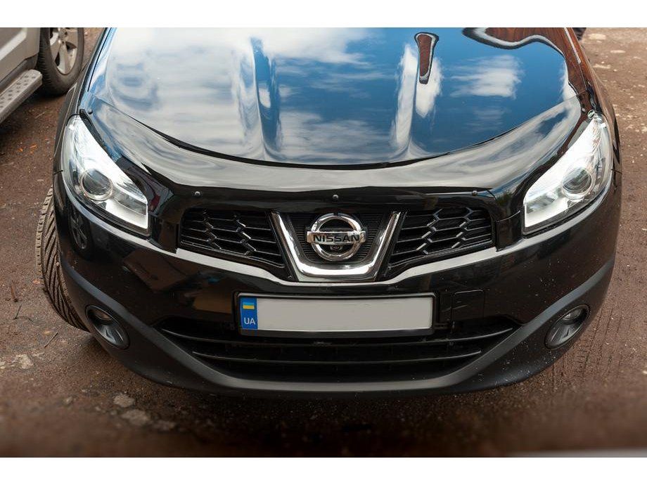 Nissan Qashqai 2010-2013 Дефлектор капота EuroCap