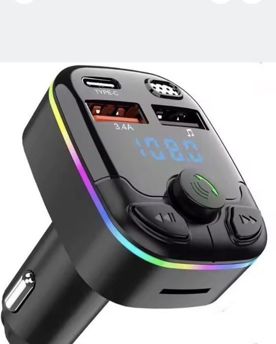 3 usb зарядний пристрій FM-передавач Bluetooth 5.0 в прикурюва