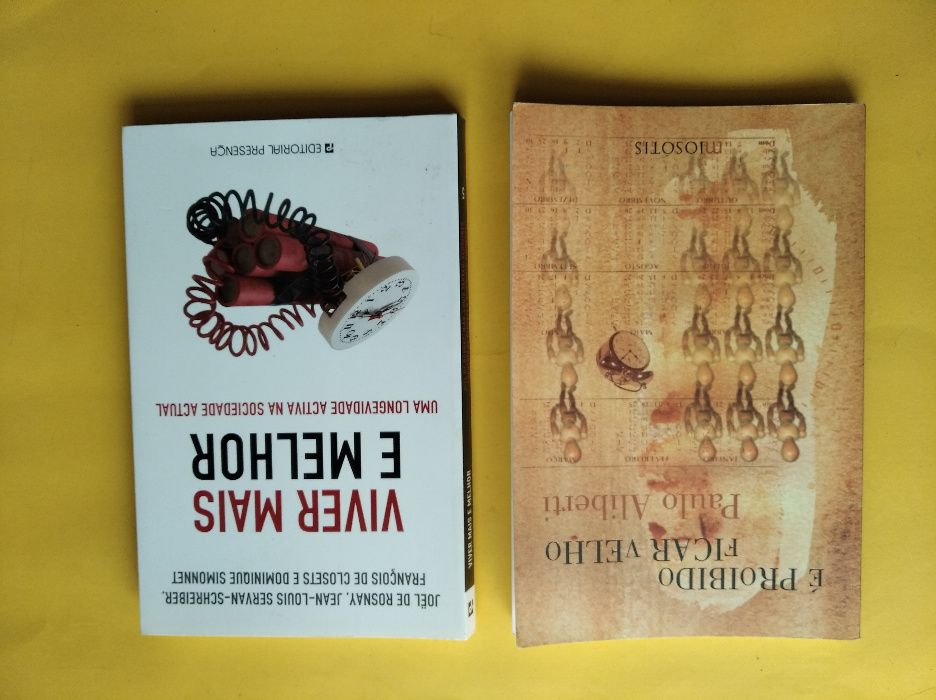 Livros sobre saúde e envelhecimento e mudanças na vida