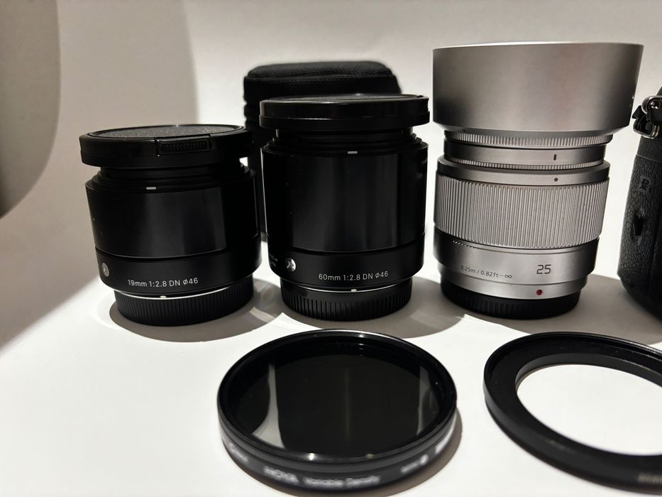 Panasonic Lumix GH5 + 3 obiektywy + filtr VND | Bardzo dobry stan