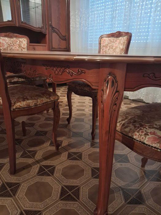 sala de jantar de luxo em cerejeira - estado impecável (como novo)