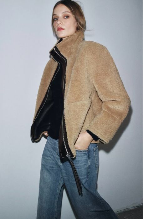 Дубленка куртка Zara