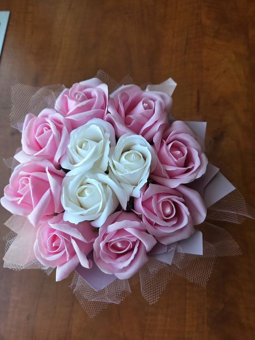 Flower box – kwiaty mydlane handmade