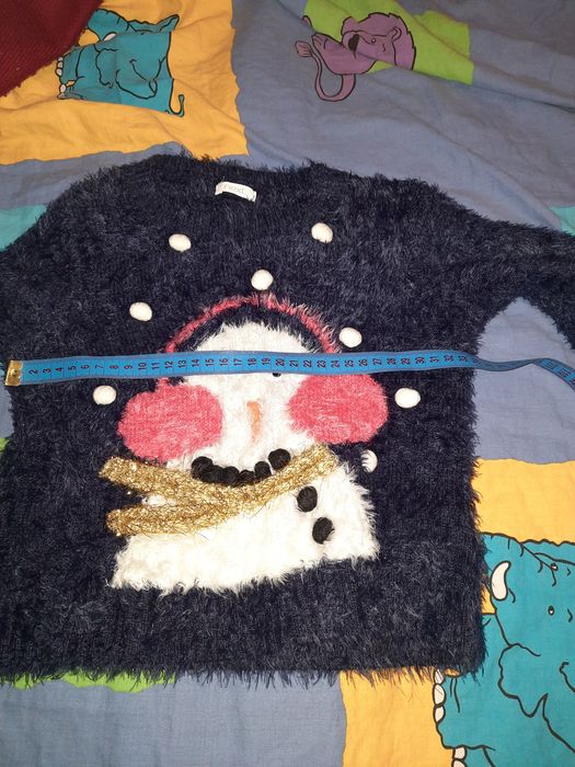Новогодняя кофточка для девочки