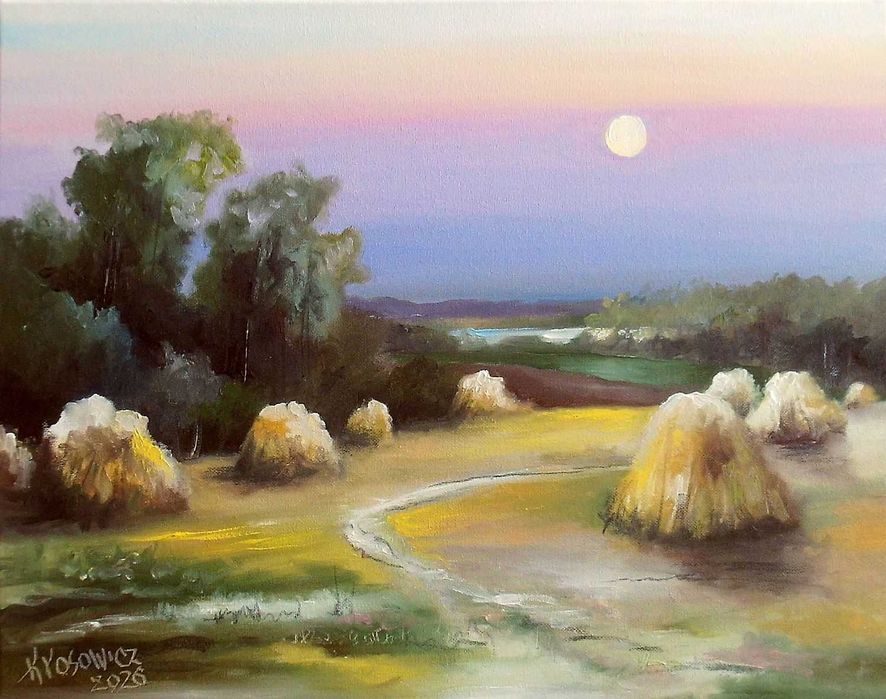 Obraz olejny "Po żniwach II"