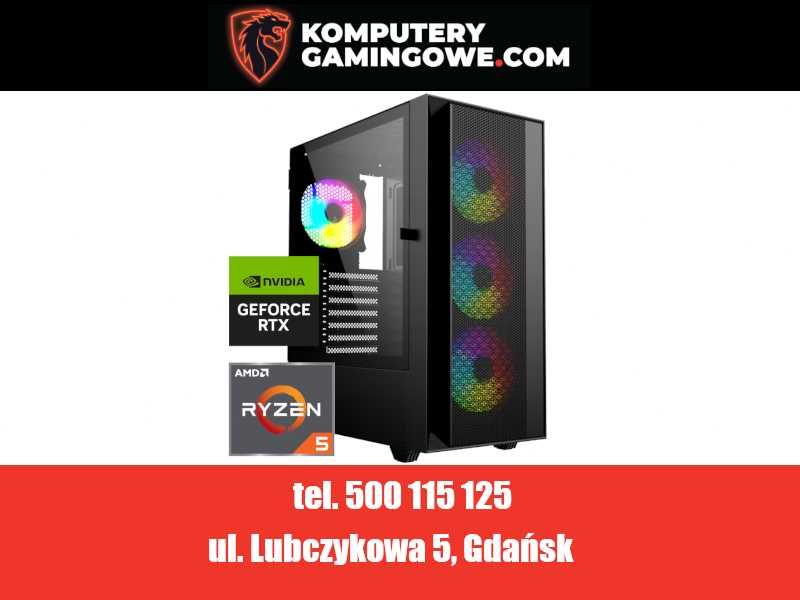 NOWY Komputer Gamingowy Ryzen 5 7500f 16GB/1000SSD RTX 5060 Win 11